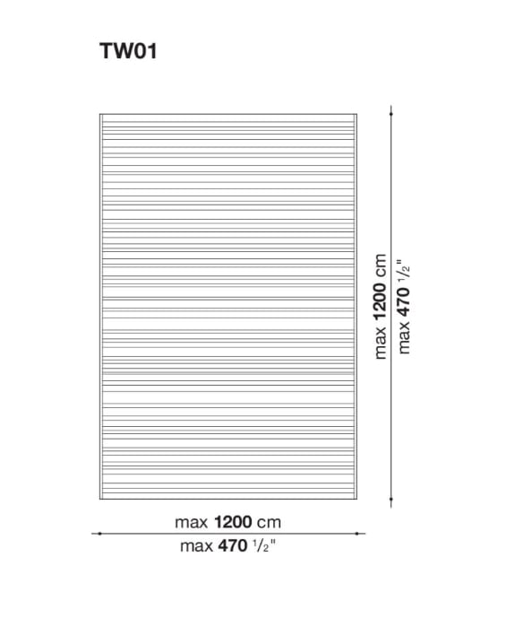 Напольный прямоугольный полиолефиновый ковер B&B Italia Outdoor TWIST ARCH-00150068 - Вид №5
