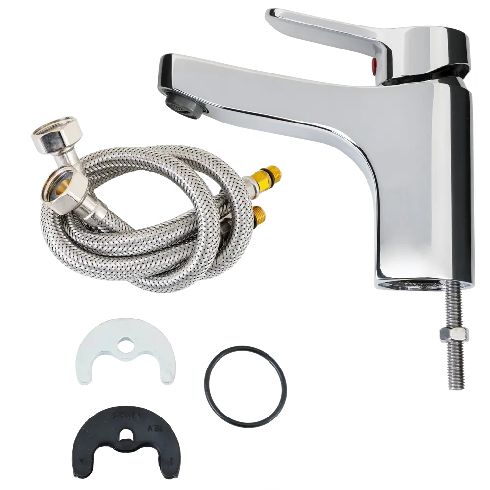 Смеситель для раковины Vidima Luna однорычажный цвет хром STLM-2006666 - Вид №2