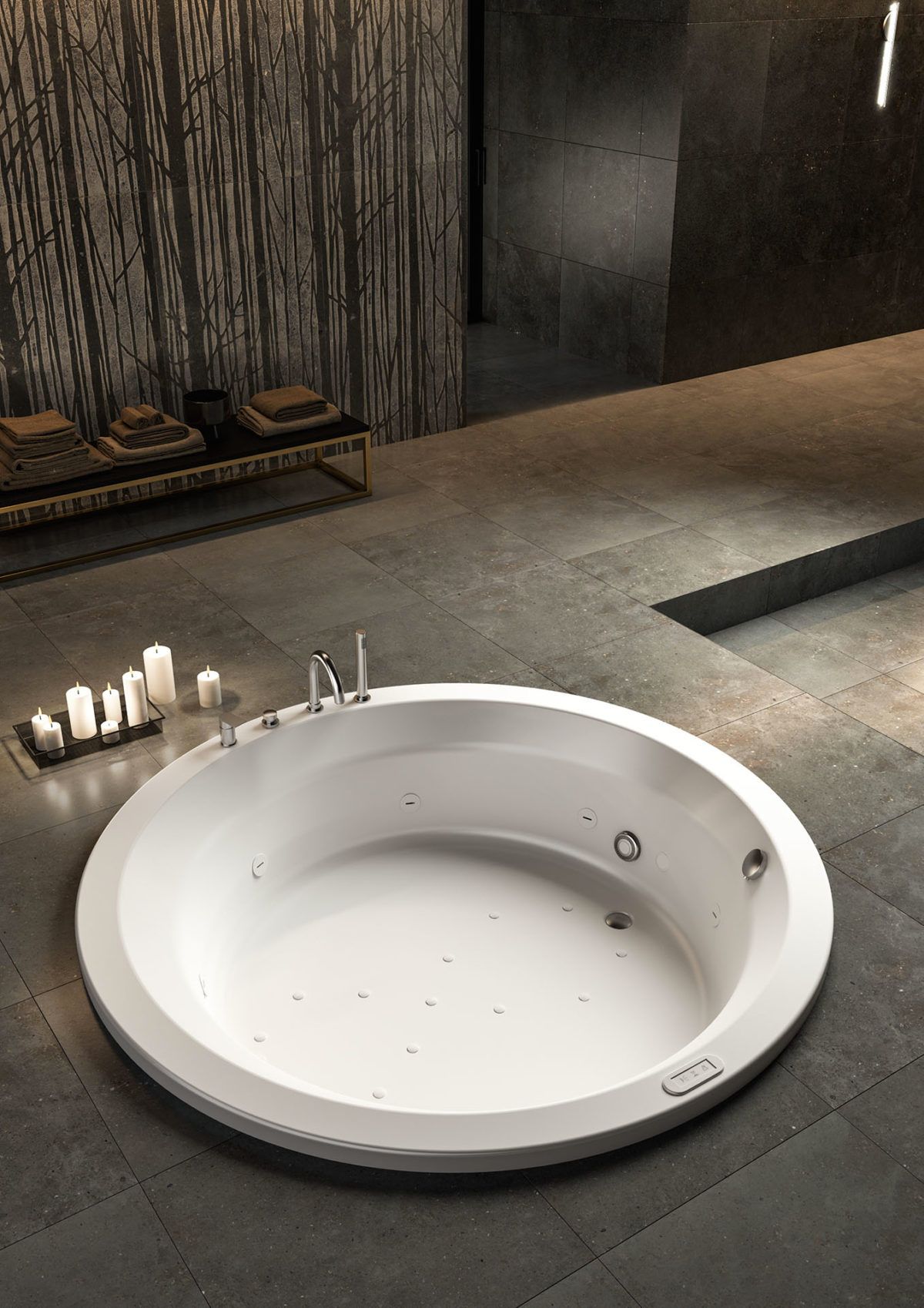 Встраиваемая 2-местная ванна с гидромассажем Albatros ARCH-00083708 - Вид №2