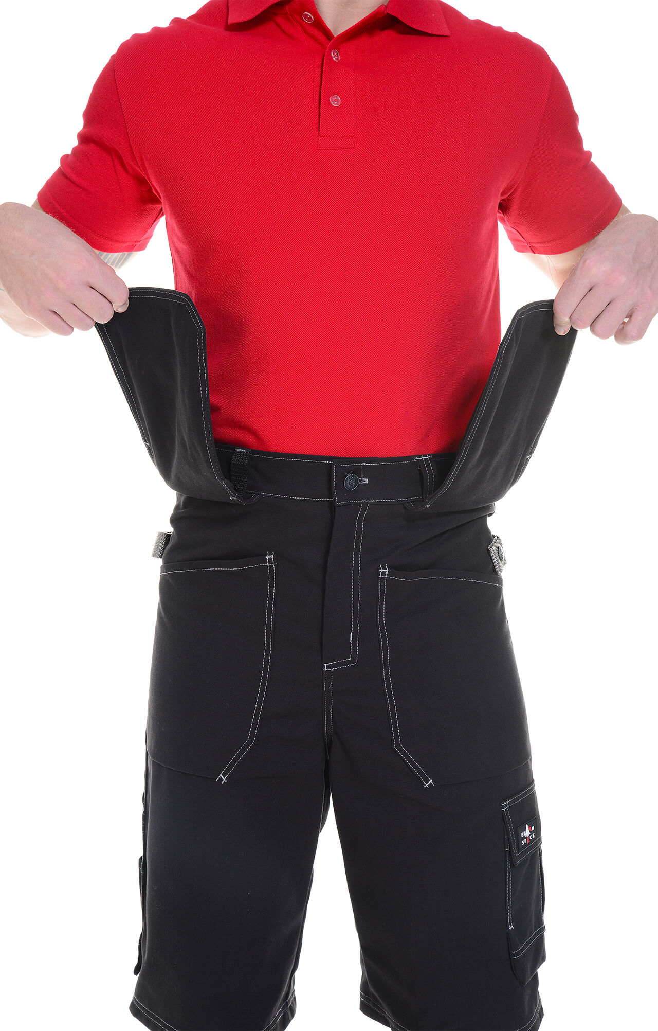 62887 Шорты  черные Union Space  Летняя спецодежда  размер 60-62/182-188  - Вид №7