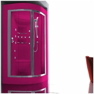 Душевая кабина Gruppo treesse Acquazzurra 100 STB-B7517D-R белая с баней и гидромассажем угловая правая