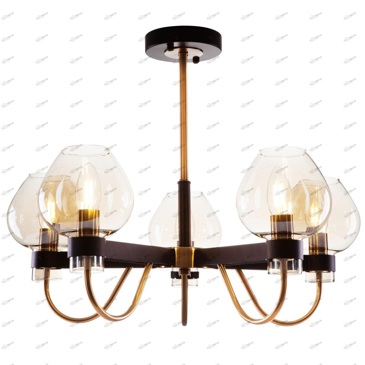 Потолочная люстра Freya Tara FR5028PL-05B FREYA TARA 313557 Янтарный