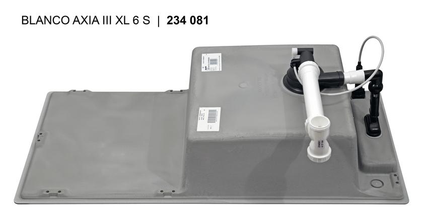 523531 Кухонная мойка Blanco Axia III XL 6 S-F кофе доска стекло  Blanco Axia Кофе - Вид №4