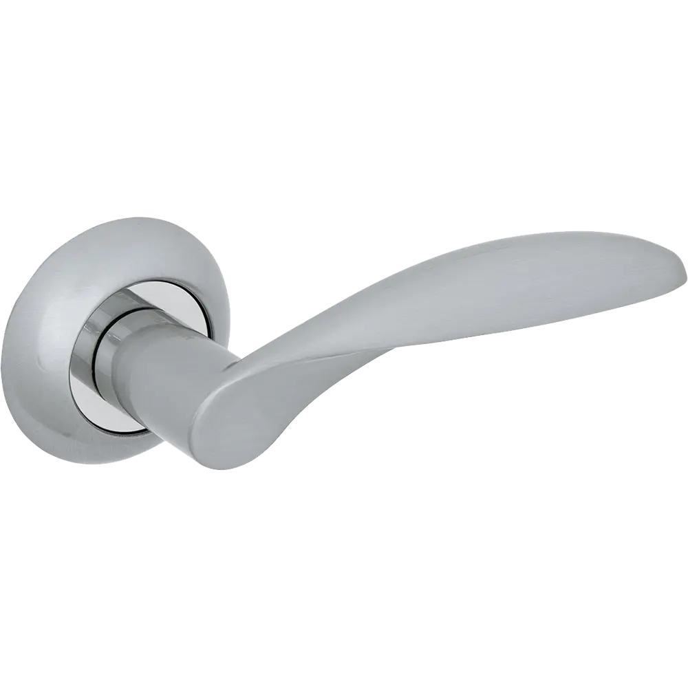 Дверная ручка Paladium Marta SC, без запирания, цвет серебро PALLADIUM STLM-2154483