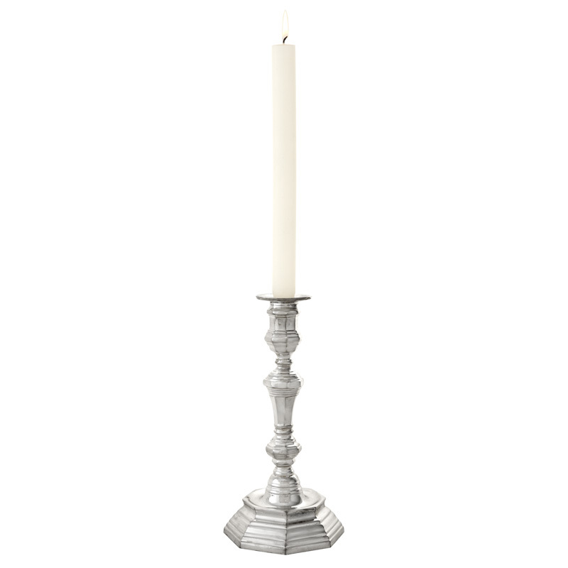 Подсвечник металлический серебристый Barthelemy от Eichholtz EICHHOLTZ EICHHOLTZ 060311 Серебро  - Вид №2