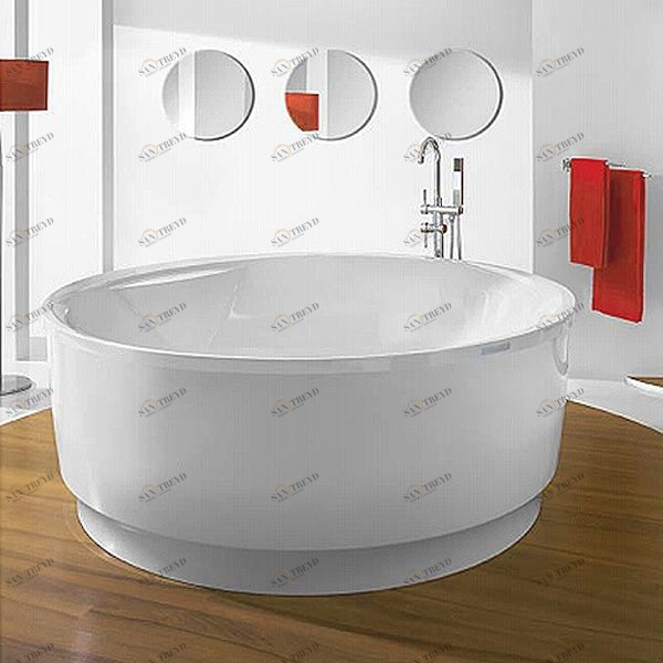 Ванна отдельно стоящая TONDO 170 см с гидромассажной системой Tergum HOESCH 6631