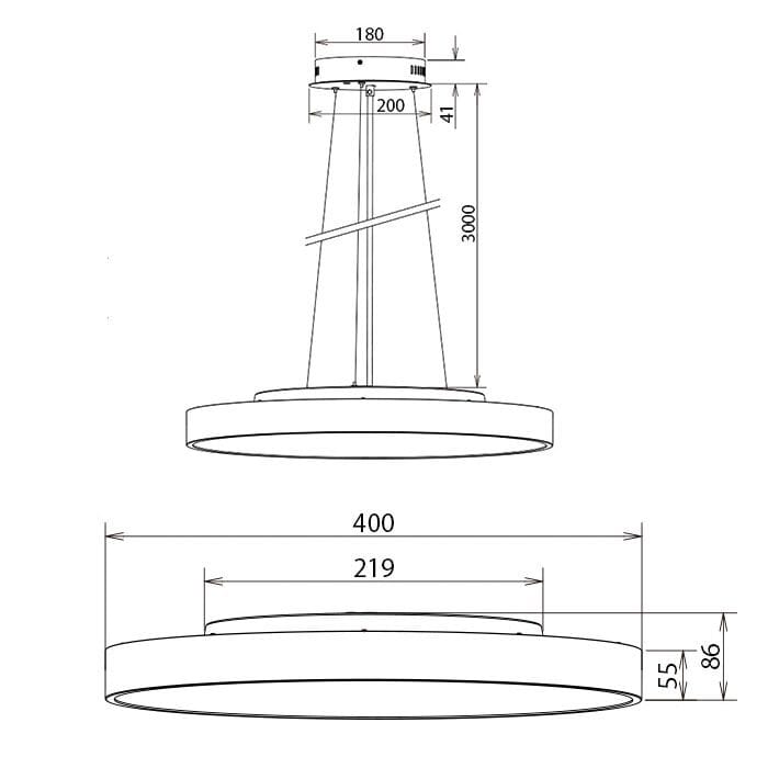 Алюминиевый светодиодный наружный потолочный светильник A.L.S UAL ARCH-00043752 - Вид №6