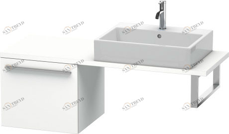 XL542201818 X-Large Шкафчик для компактной консоли Белый матовый, декор Duravit