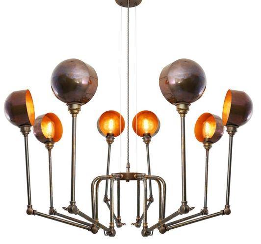 Mullan Lighting Регулируемая люстра из латуни  Mlf184  - Вид №5