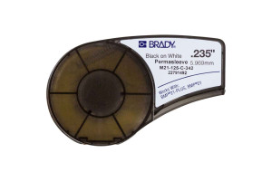 15842552 Трубка термоусадочная 6 мм/2.10м, черный на белом M21-125-C-342 brd110923 BRADY
