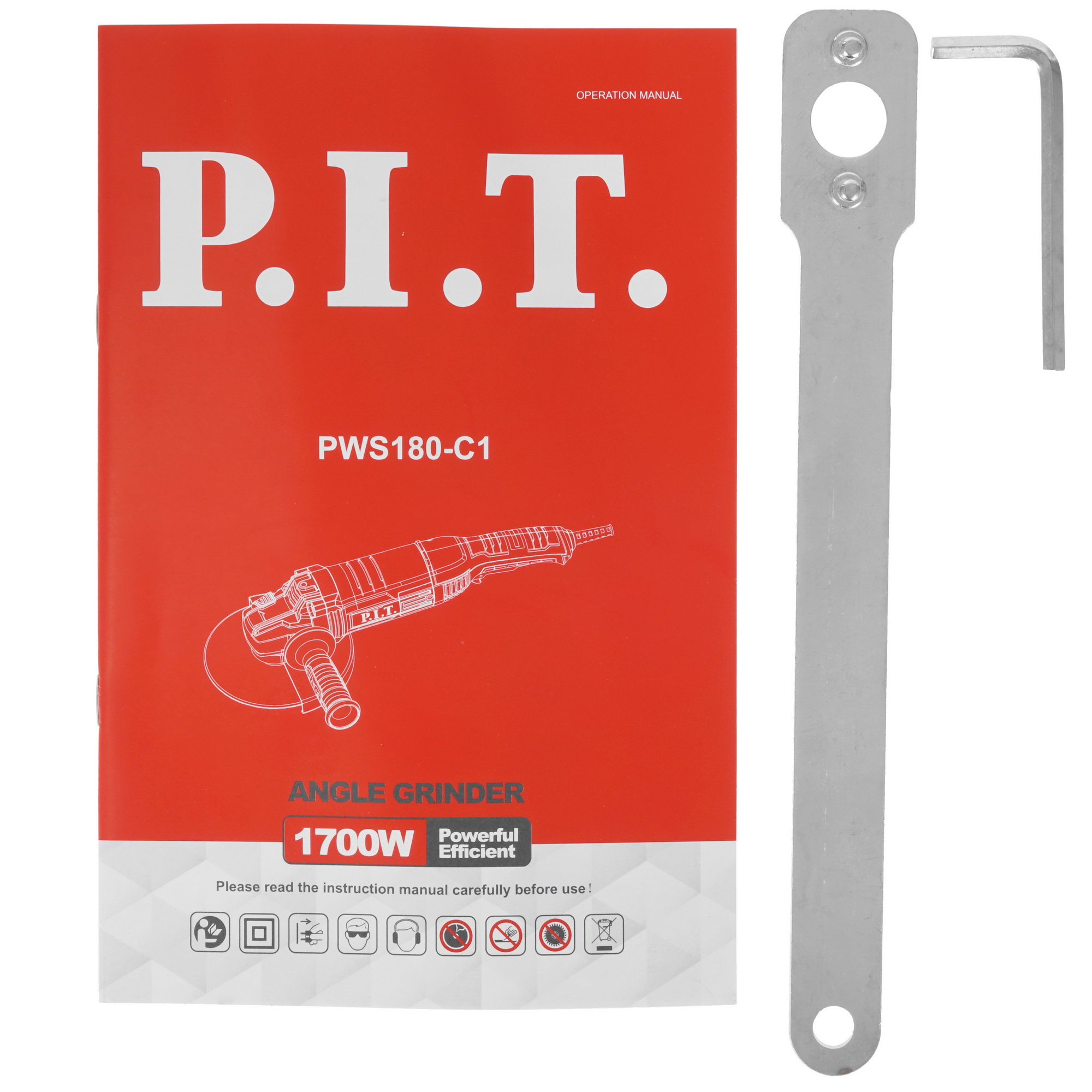 Углошлифовальная машина (УШМ) PIT PWS180-C1 9938106 STDN-0012563 - Вид №6