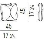Minotti Квадратная подушка sun-id-1506579 - Вид №2