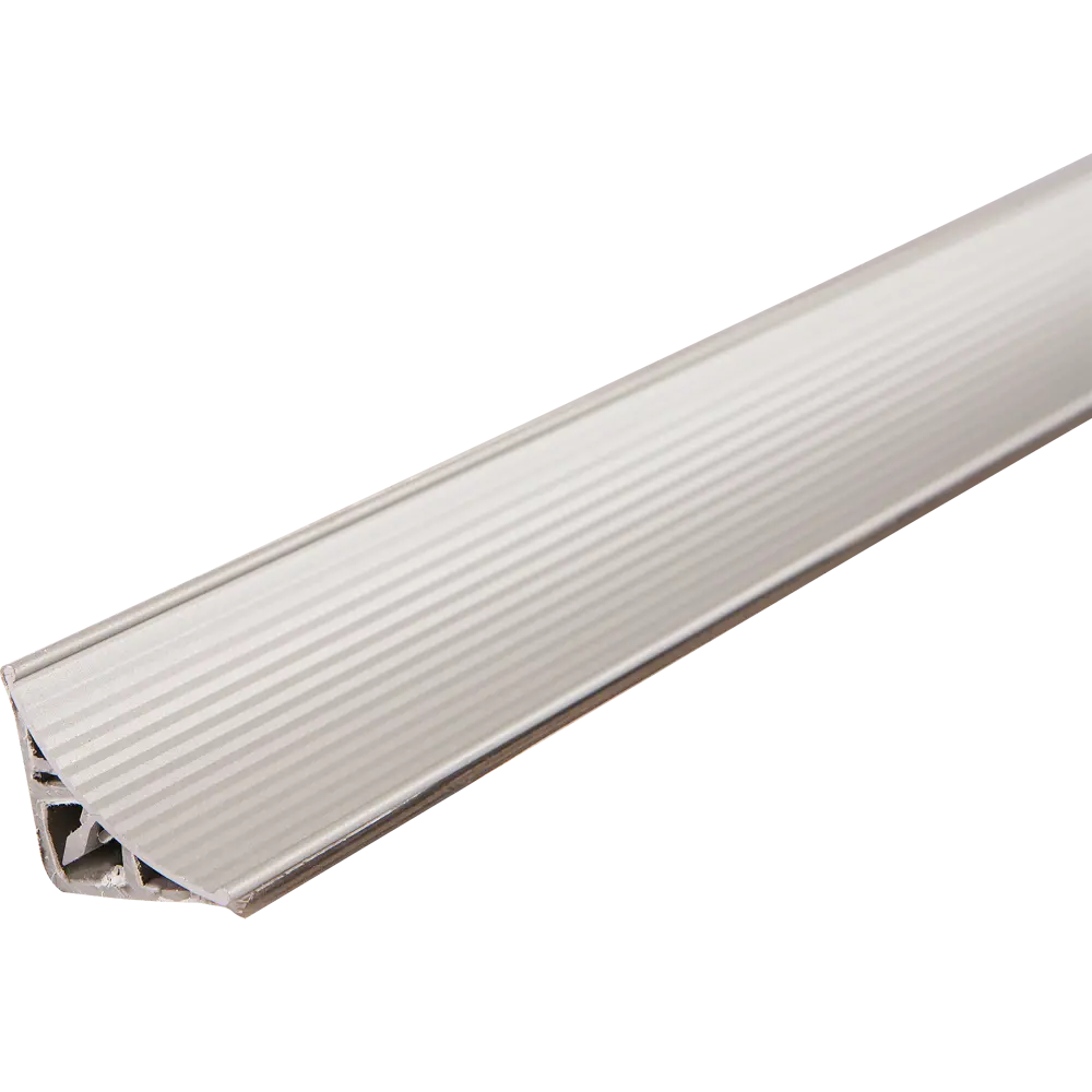 17832575 Плинтус для столешницы 3.05 м алюминий цвет серый STLM-0008731 Santreyd 