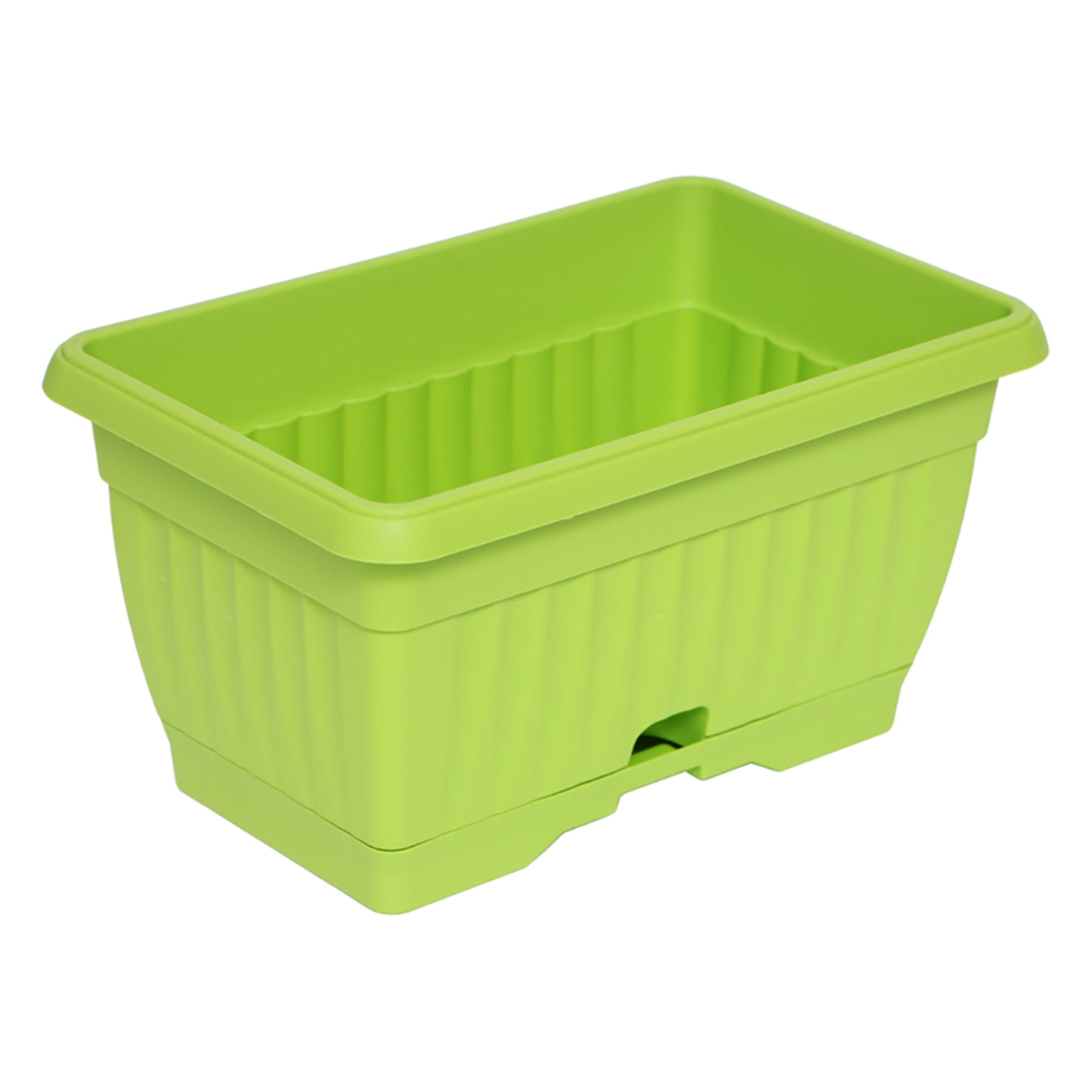 89095023 Балконный ящик 19.5x16x30 см v9.3 л пластик зеленый киви Santreyd 