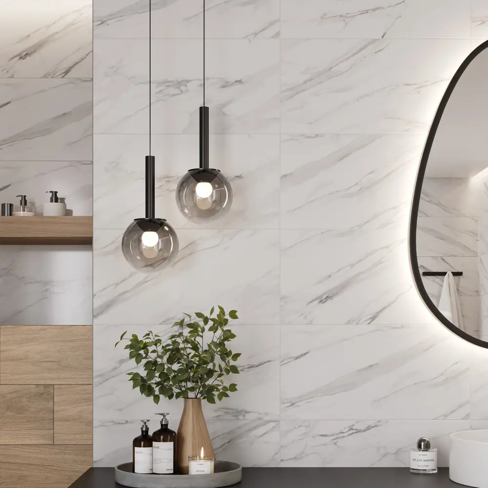 Плитка настенная Amore 30x60 см 1.44 м² матовая цвет белый Santreyd STLM-2084158