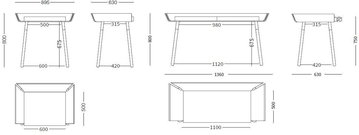 EMKO Деревянный стол с ящиками для ПК sun-id-1433749 - Вид №10