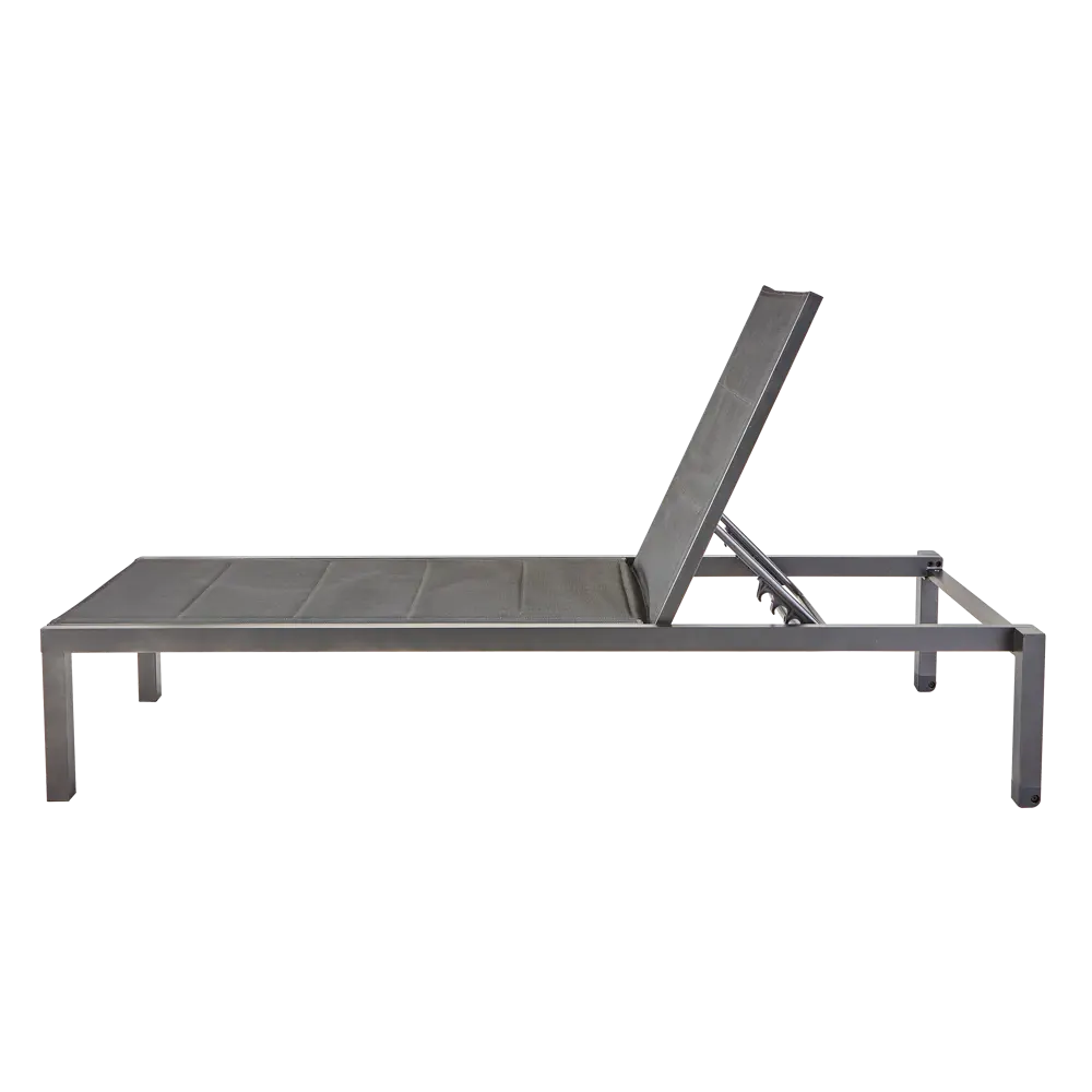 Шезлонг Naterial Aquila II 200x36x75 см алюминий/текстилен серый STLM-2204471 - Вид №4