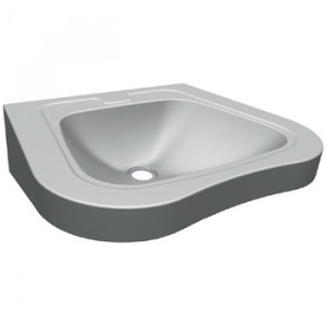 Edone Fraju MR Подвесной умывальник для людей с ограниченными физическими возможностями, формованный внутри и снаружи