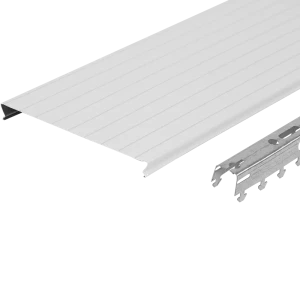 Комплект реечного потолка MONLID 1.6x1 м цвет жемчужно-белый с металлической полоской
