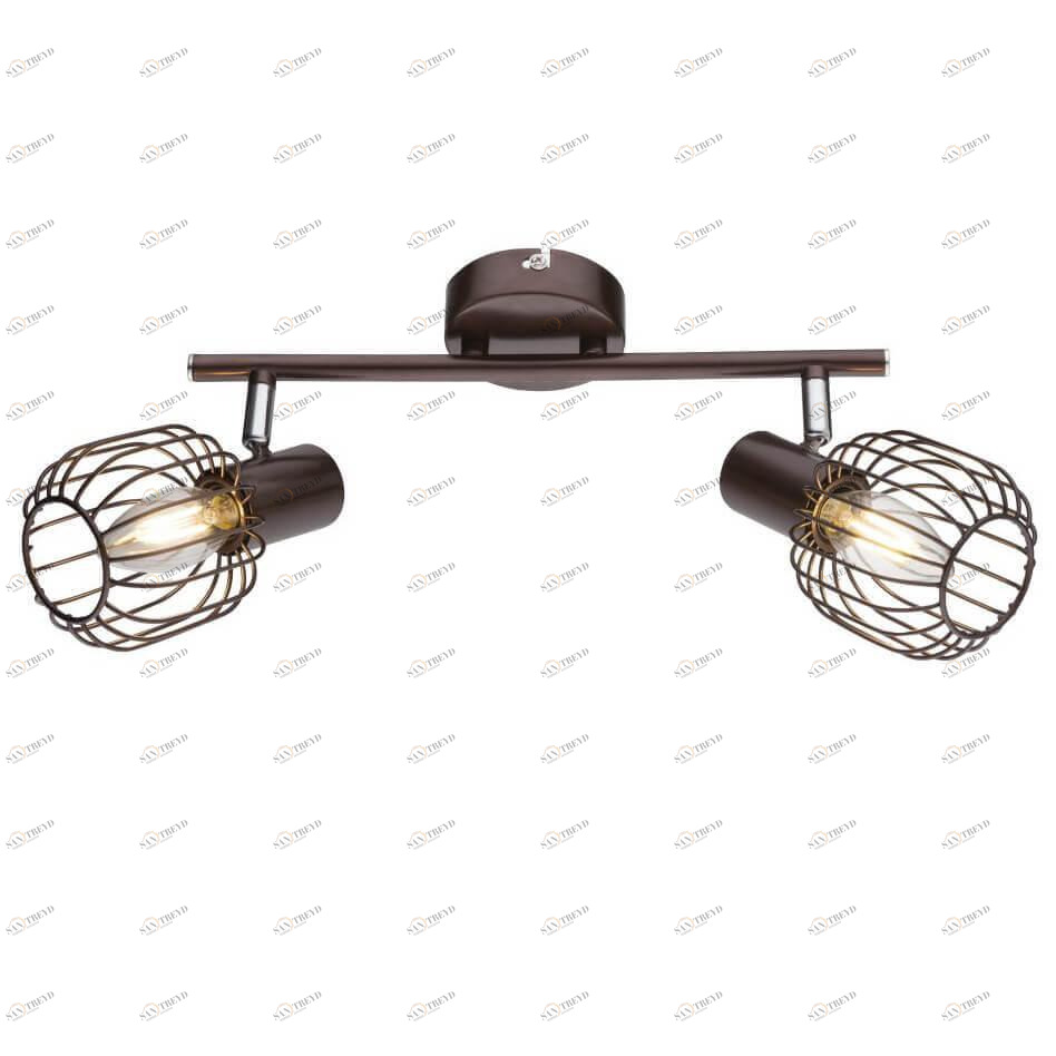 Спот потолочный коричневый Globo Akin 54801-2 GLOBO AKIN 00-3926302 Коричневый Ceramica Globo 