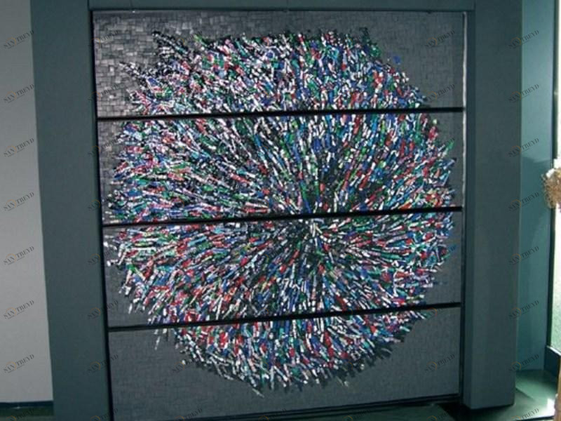 Breda Секционные ворота с облицовкой камнем Le perle sun-id-1348363