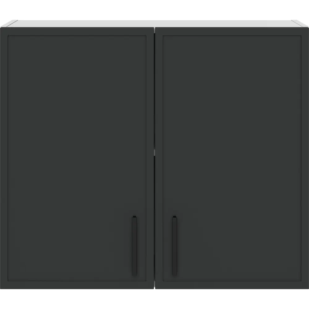 Навесной шкаф Hepo 80x67.6x29 см KONSENSA ЛДСП цвет серый Неро STLM-2002552 - Вид №4