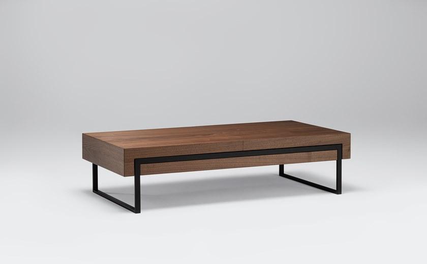 Milla & Milli Нижний стол на санях из массива дерева с отсеком для контейнера Offset sun-id-1510283 - Вид №7