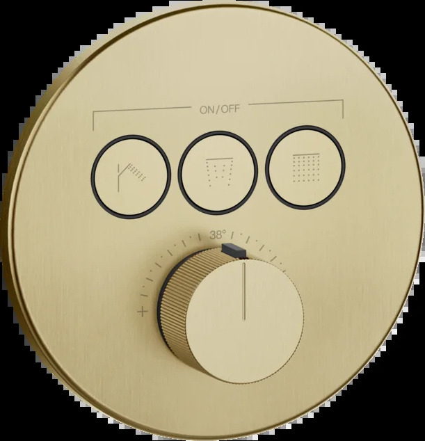 Смеситель для душа 38716 727 Gessi Hi-fi ЛАТУНЬ МАТОВАЯ PVD