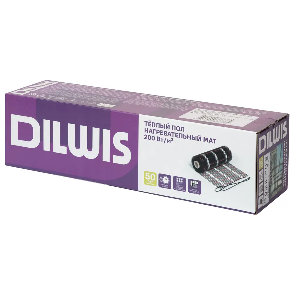 DILWIS Нагревательный мат для системы теплого пола 1.5 м² 300 Вт 89398473 STLM-1344920 - Вид №1