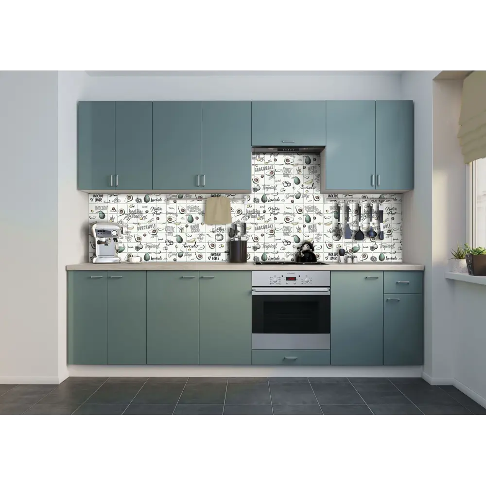 Листовая панель ПВХ Фуэрте белый макси 960x480x3 мм 0.47 м² 86273187 STLM-2184545 Santreyd  - Вид №7