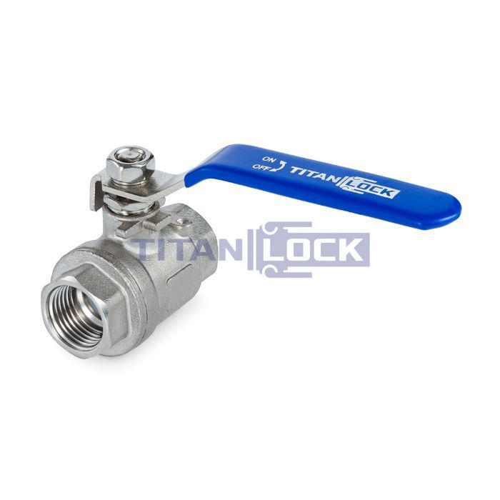 2in, шаровый кран, резьба BSP, нерж. сталь TL200BVSS TITAN LOCK  - Вид №2