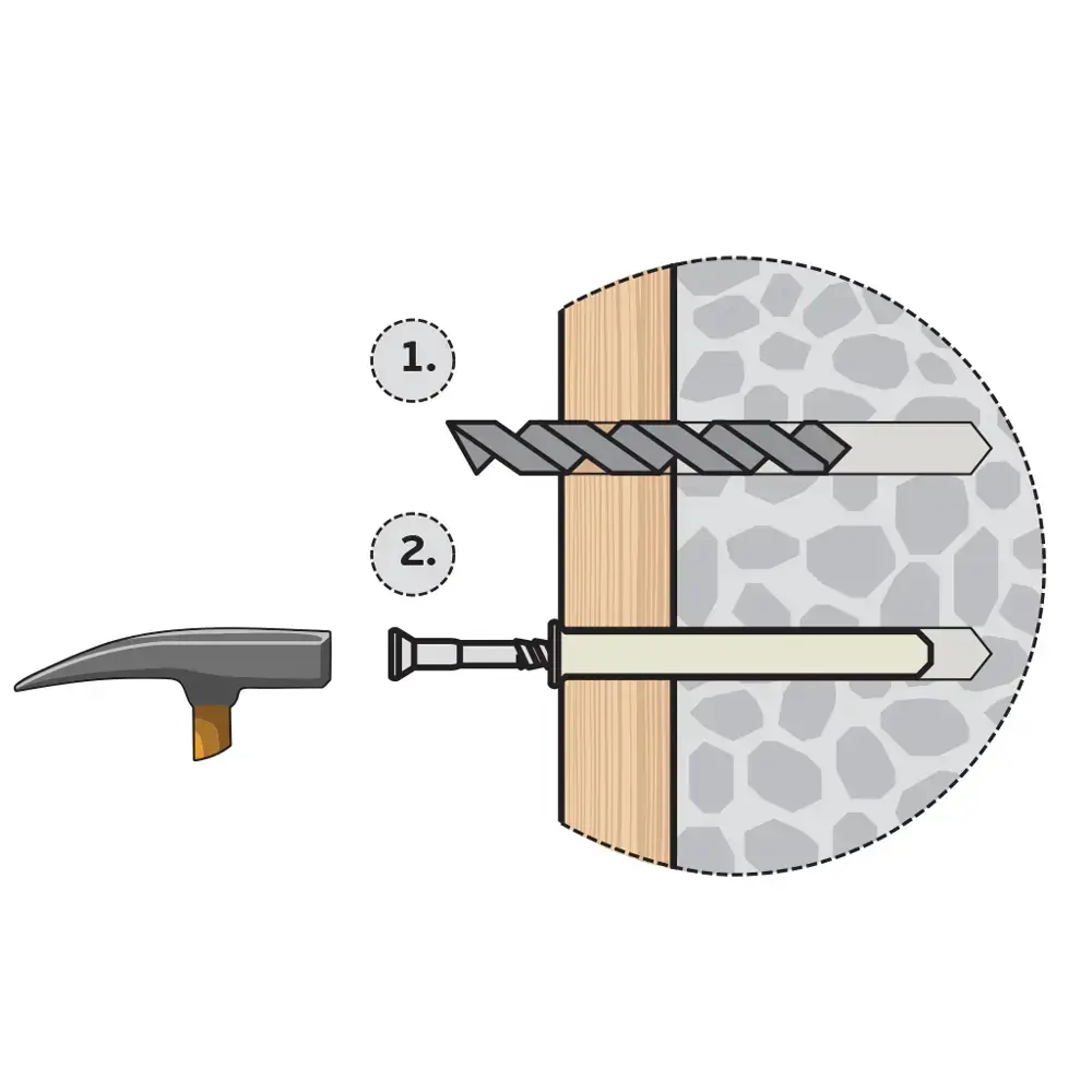 Дюбель-гвоздь нейлоновый Dilwis цилиндрическая манжета  6x40мм 40 шт STLM-2195832 - Вид №5