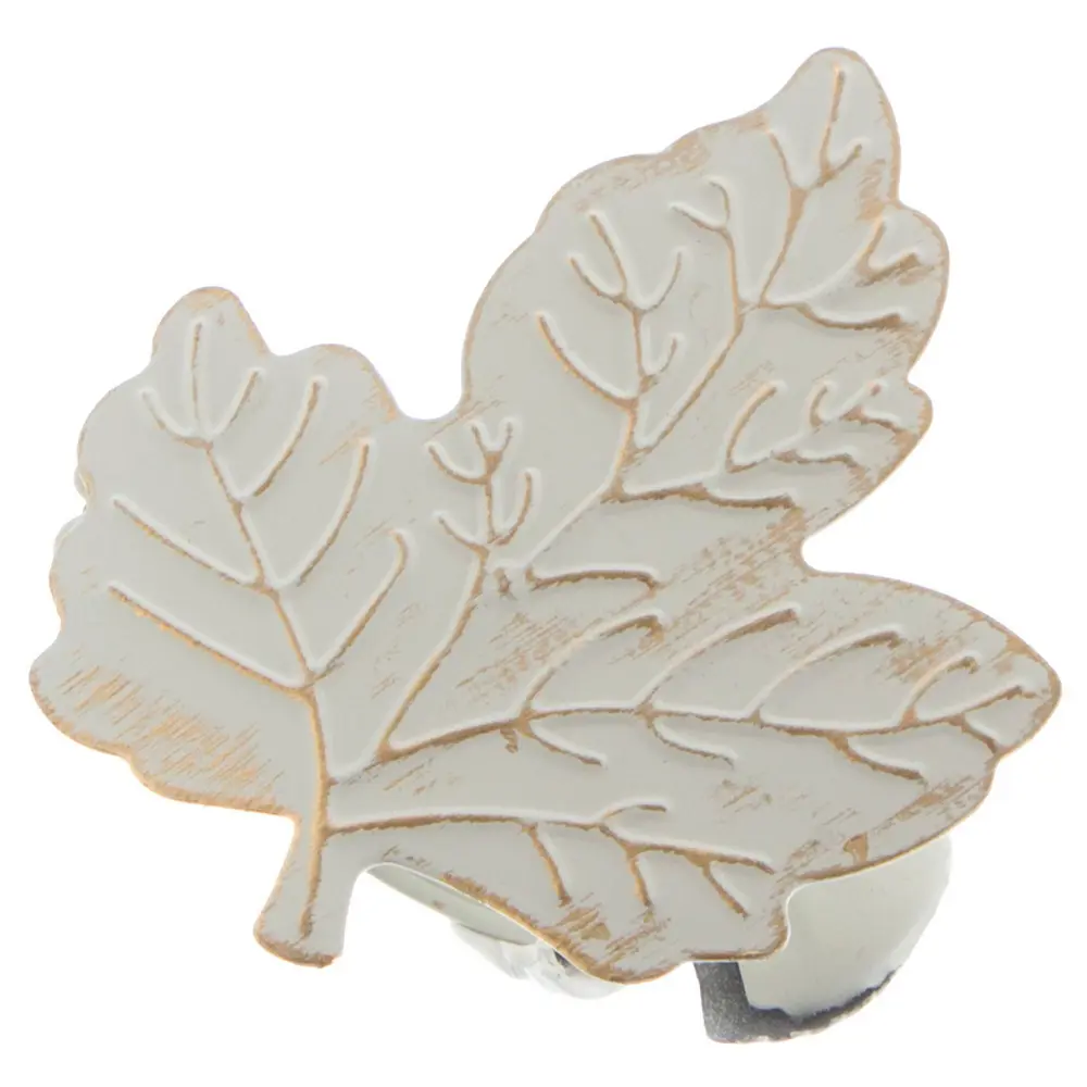 Клипса «Лист» металл цвет белый Santreyd STLM-2165657