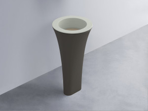 AMLA45-PM+AMPILT-AV+AMCOLT-FN Раковина Amedeo Tondo отдельностоящая cielo Enjoy + Amedeo