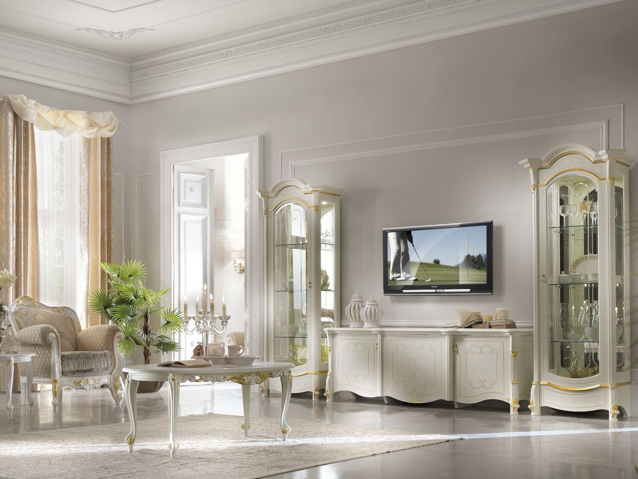 Деревянная витрина со встроенным освещением CASA +39 бриллиант ARCH-00098624 - Вид №1