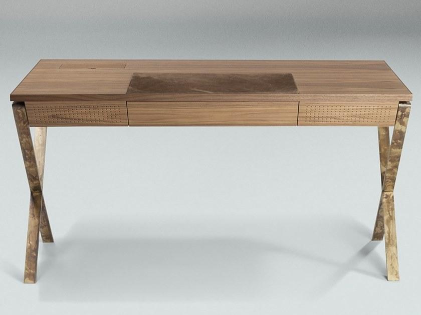 Paolo Castelli Стол с ящиками из фанерованной древесины sun-id-1501010 - Вид №1