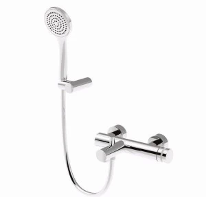 Rubinetteria Giulini Настенный однорычажный смеситель для ванны с ручным душем Myring Mr0001