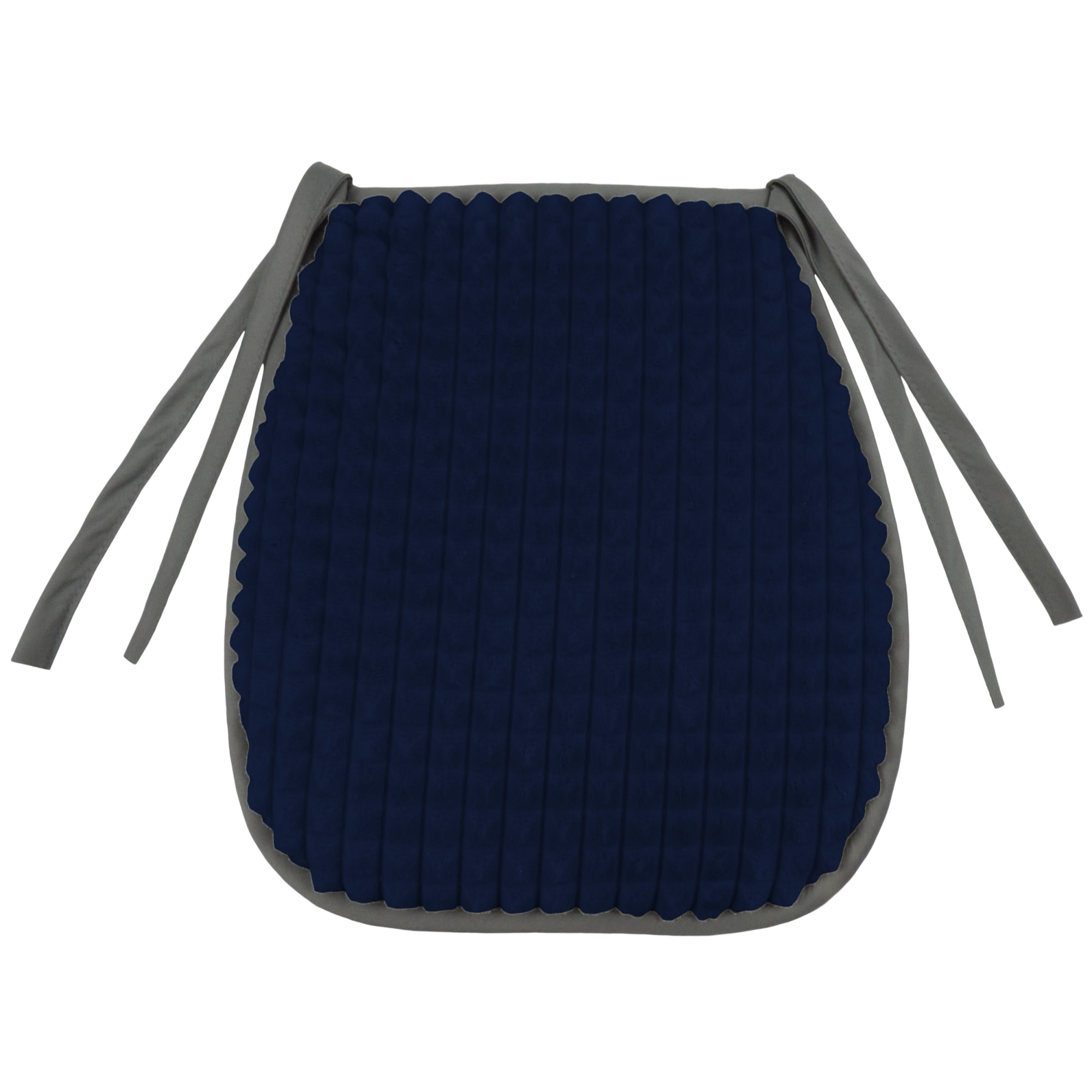 82234009 Галета для стула «Плюш» 38х40 см, плюш, цвет тёмно-синий Santreyd 