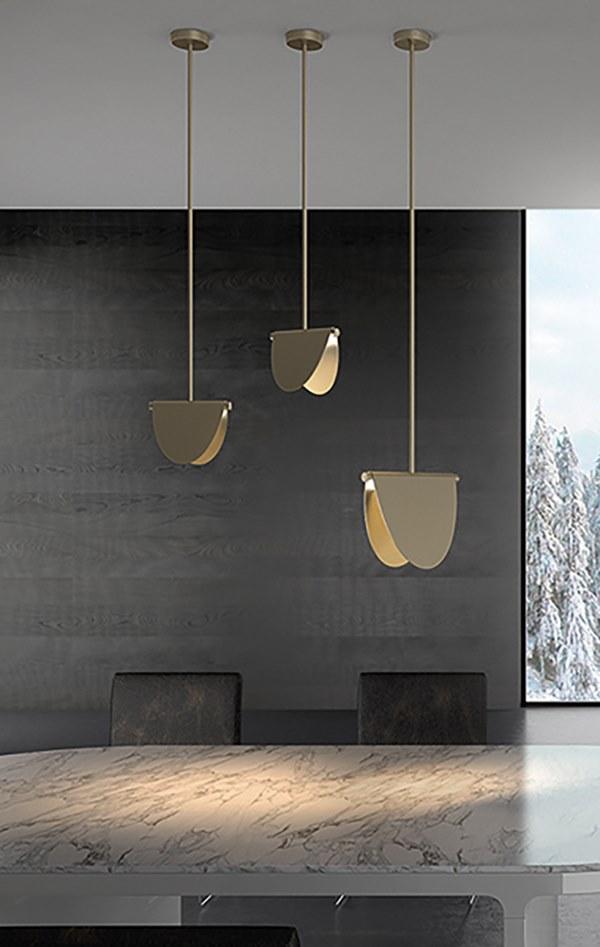 NEXO LUCE Светодиодный подвесной светильник из стали Oxen pendant lamp 7002a1.001/-002/-003 - Вид №1