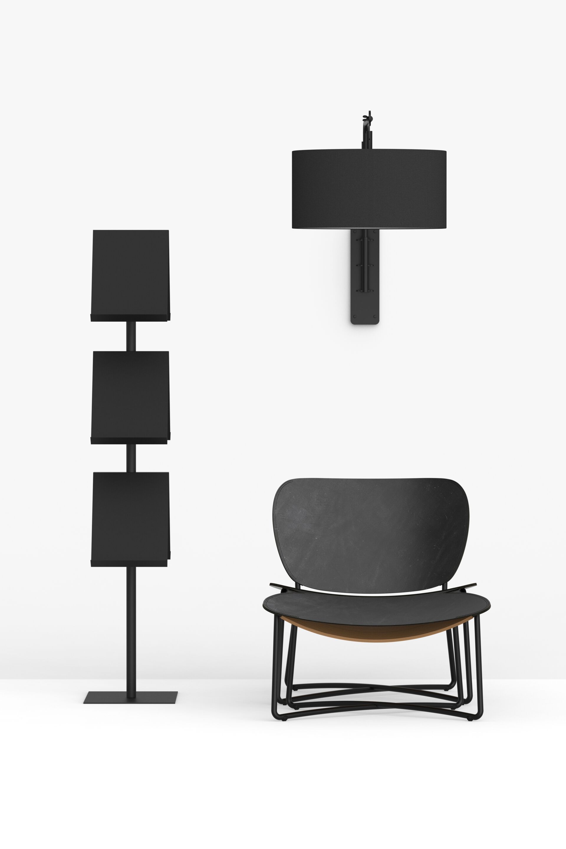 Настенный светильник из стали и ткани с гибкой рукояткой FUNCTIONALS SWIVEL ARCH-00039568 - Вид №7