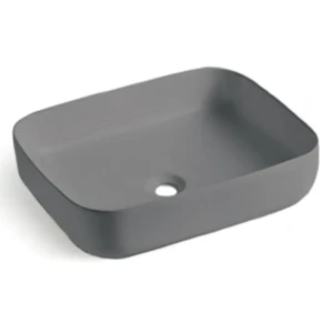 Раковина Culto Jet накладная 40 см цвет серый матовый