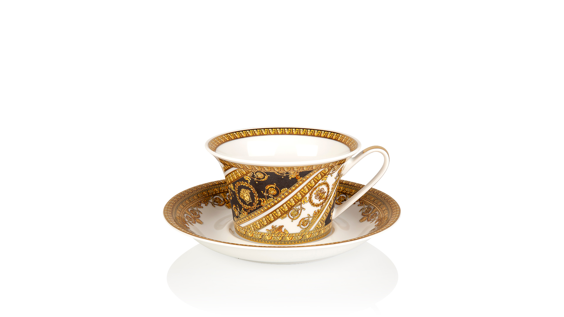 10607355 Rosenthal Versace Набор чашек чайных с блюдцами Моя любовь-барокко 220мл, фарфор, 6шт Фарфор  - Вид №2