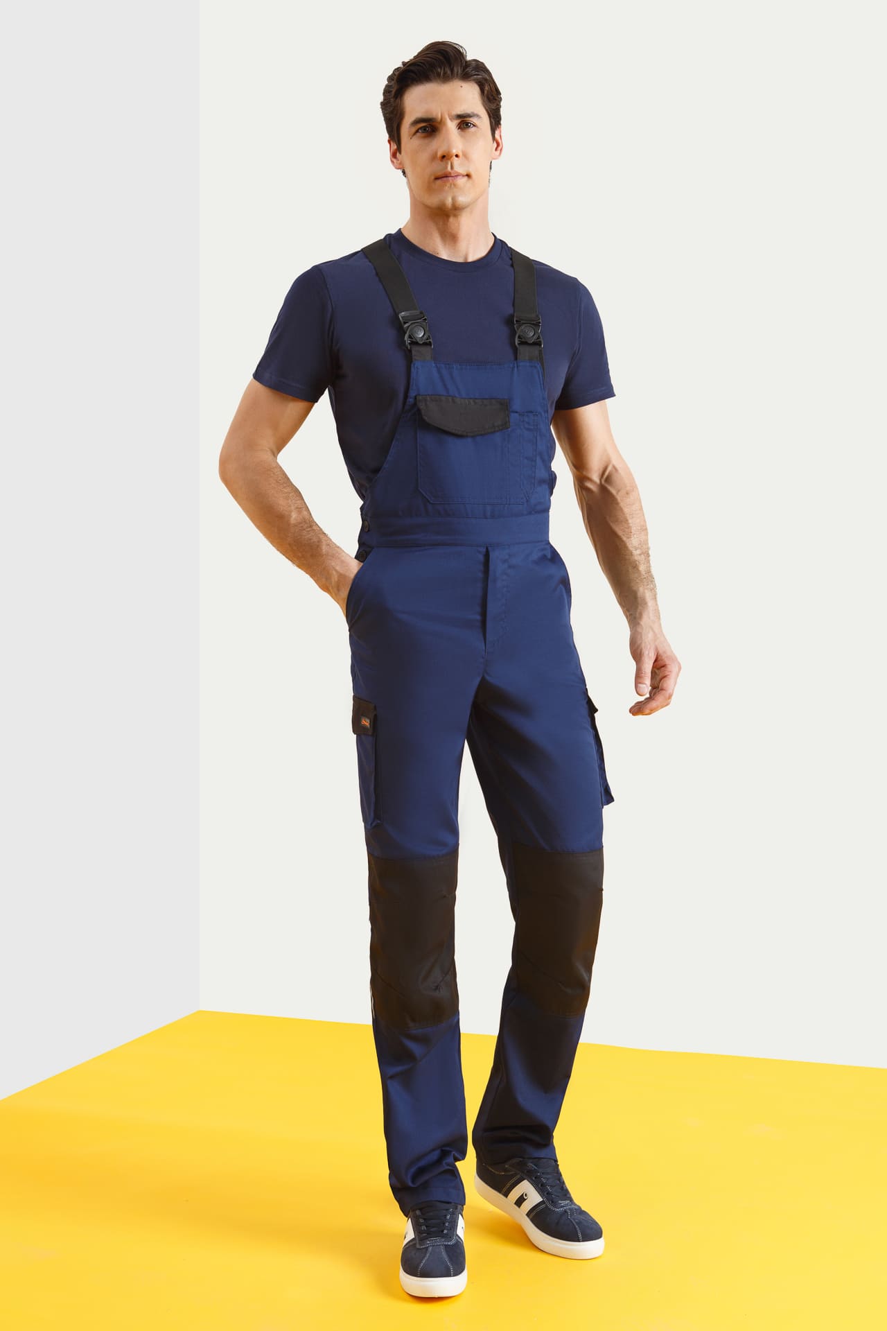 64626 Костюм  NEW 2 темно-синий с черным STATUS  Летняя спецодежда  размер 64-66/170-176  - Вид №12