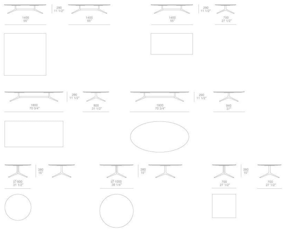 Мраморный круглый низкий журнальный столик Poliform ARCH-00116743 - Вид №9