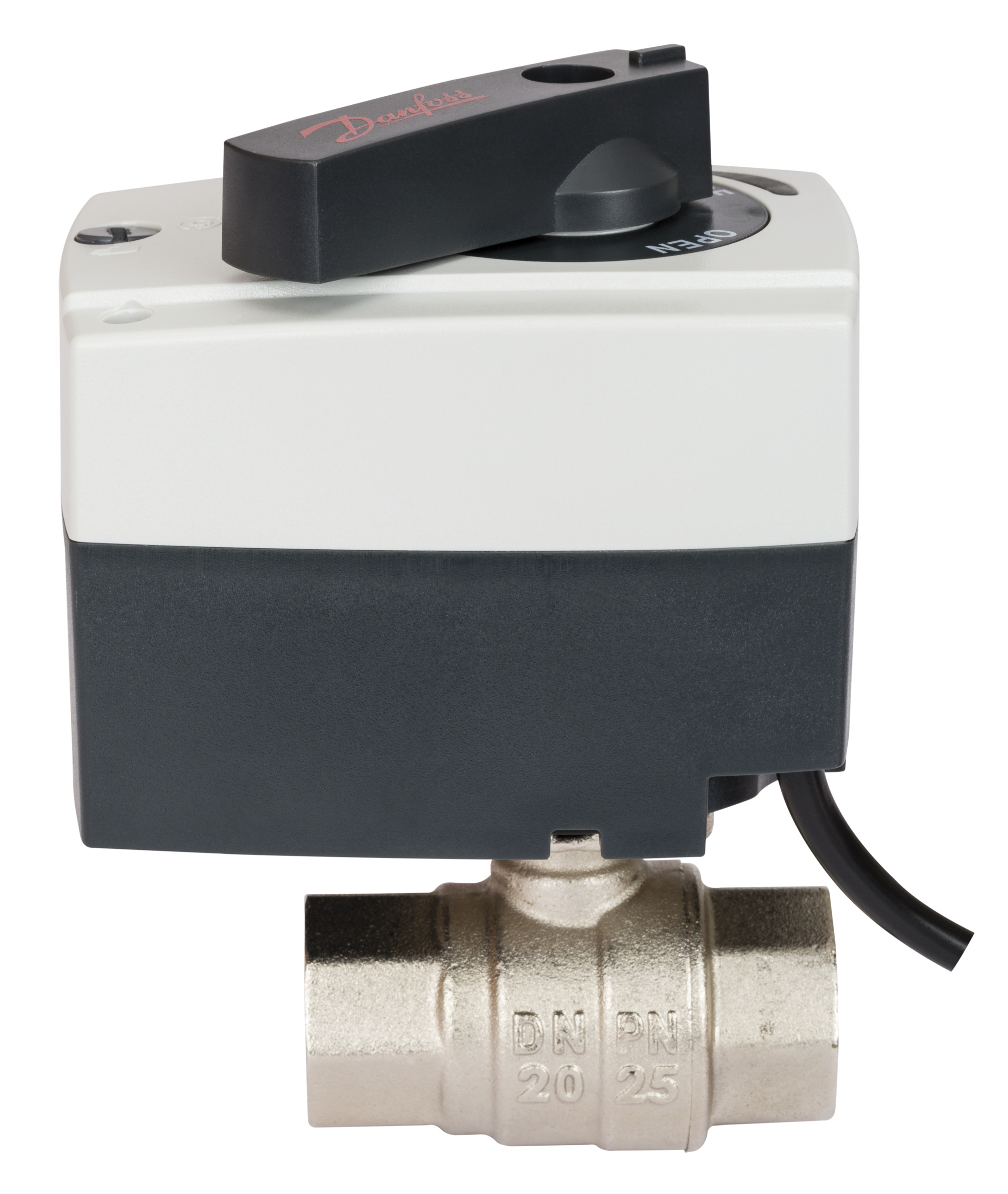 Danfoss Клапаны двухпозиционные шаровые с электроприводом AMZ 112 — проходной, AMZ 113 — трехходовой AMZ 113 кран шар 2х поз Ду32 э/п 24В 082G5415  - Вид №8