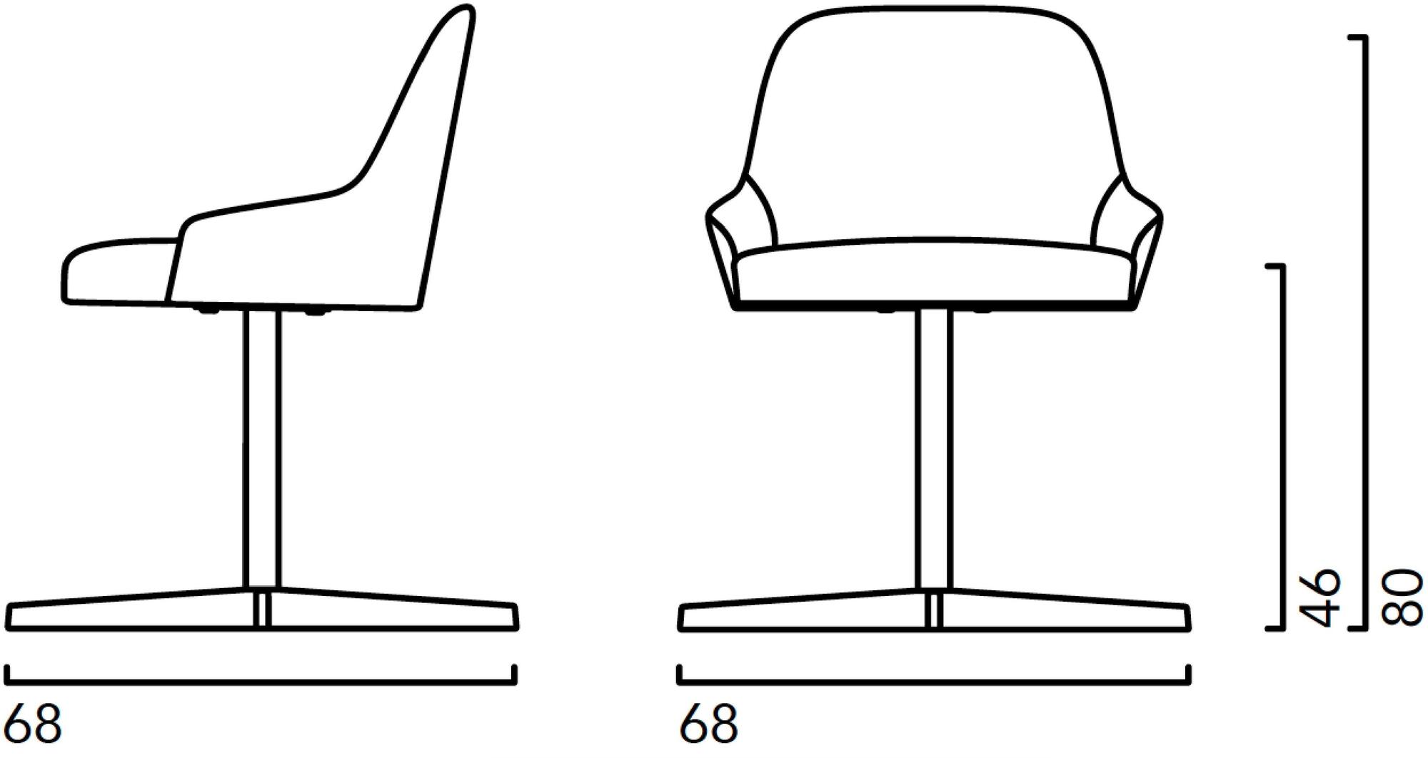 Crassevig Мягкое вращающееся кресло Axel sun-id-1437588 - Вид №4