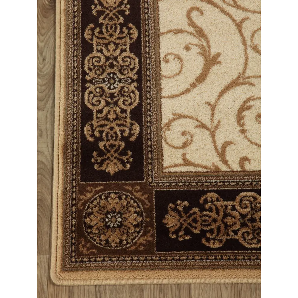 Ковер шерсть Isfahan Lamaro 120x170 см цвет бежевый 85305683 STLM-2150720 AGNELLA  - Вид №1