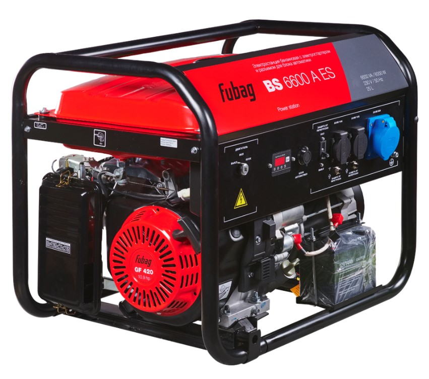 Электрогенератор   бензиновый Fubag BS 6600 AES 9228669 STDN-0011255