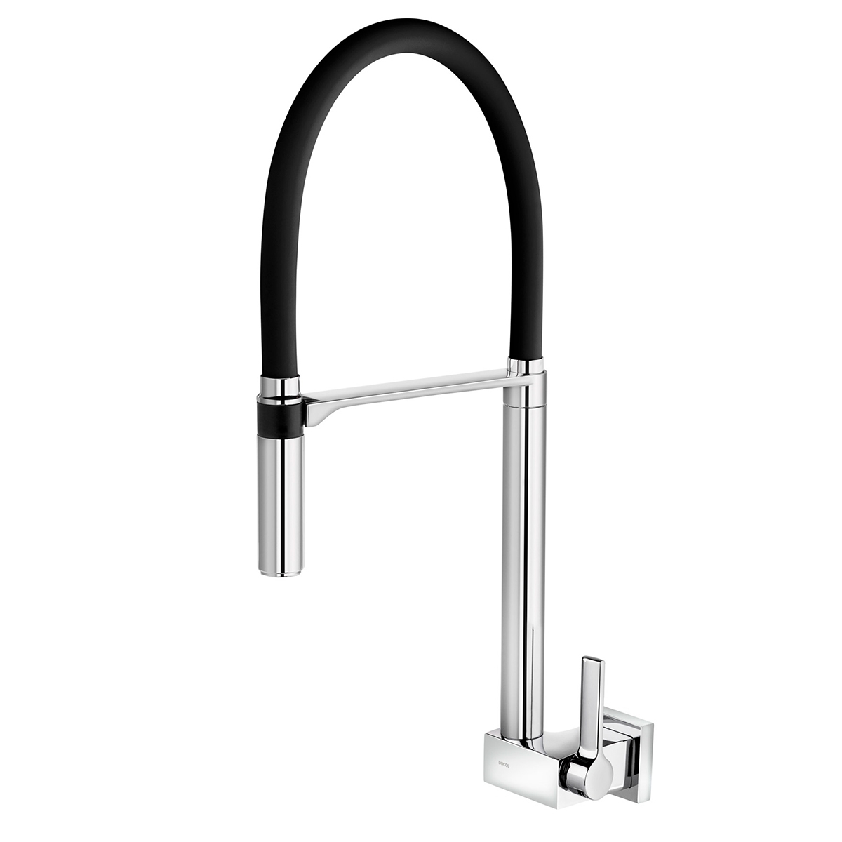 00742857 Красный настенный смеситель для кухни с высоким изливом Docol DOC