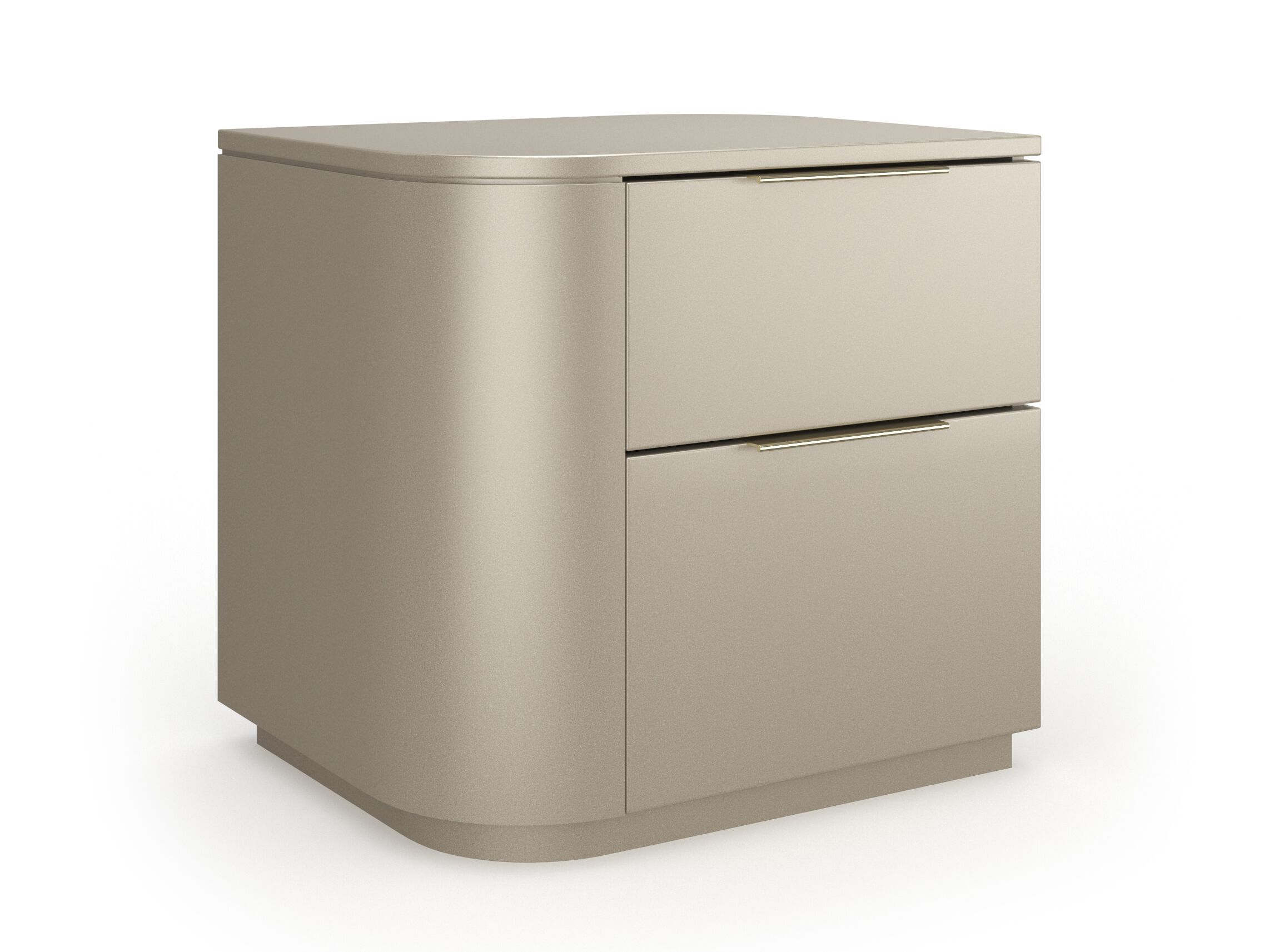 Деревянная прямоугольная тумбочка с ящиками Caracole Oblique ARCH-00059464